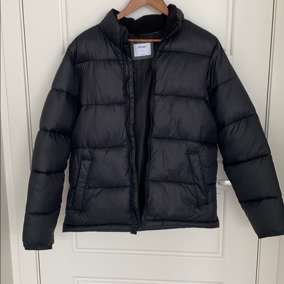 Old Navy Black Puffer Jacket - Picture 4 of 4